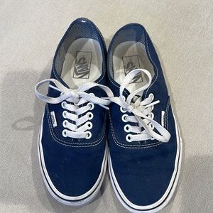 Vans lace up tennis shoes mens 6.5 womens 8